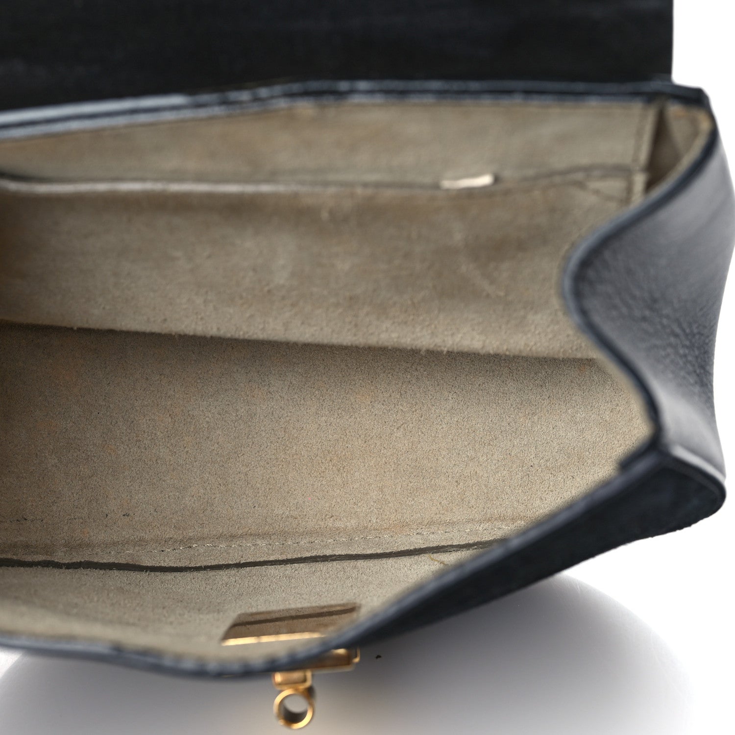 Chloe Suede Calfskin Mini Drew Shoulder Bag Black 5 of 10