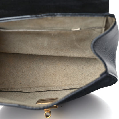 Chloe Suede Calfskin Mini Drew Shoulder Bag Black 5 of 10