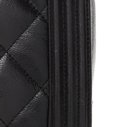 Chanel Goatskin Ombre Faded Quilted Large Boy Flap Grey 13 of 16
