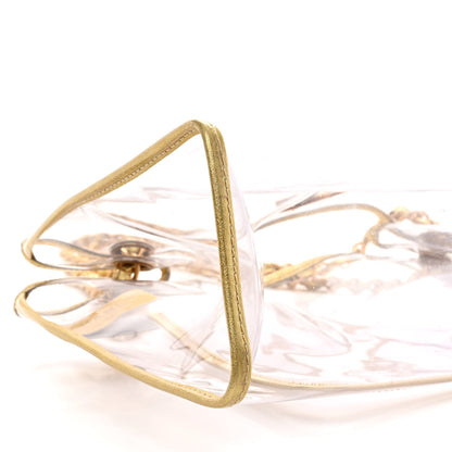 Chanel Vinyl Naked Tote Gold 9 of 10