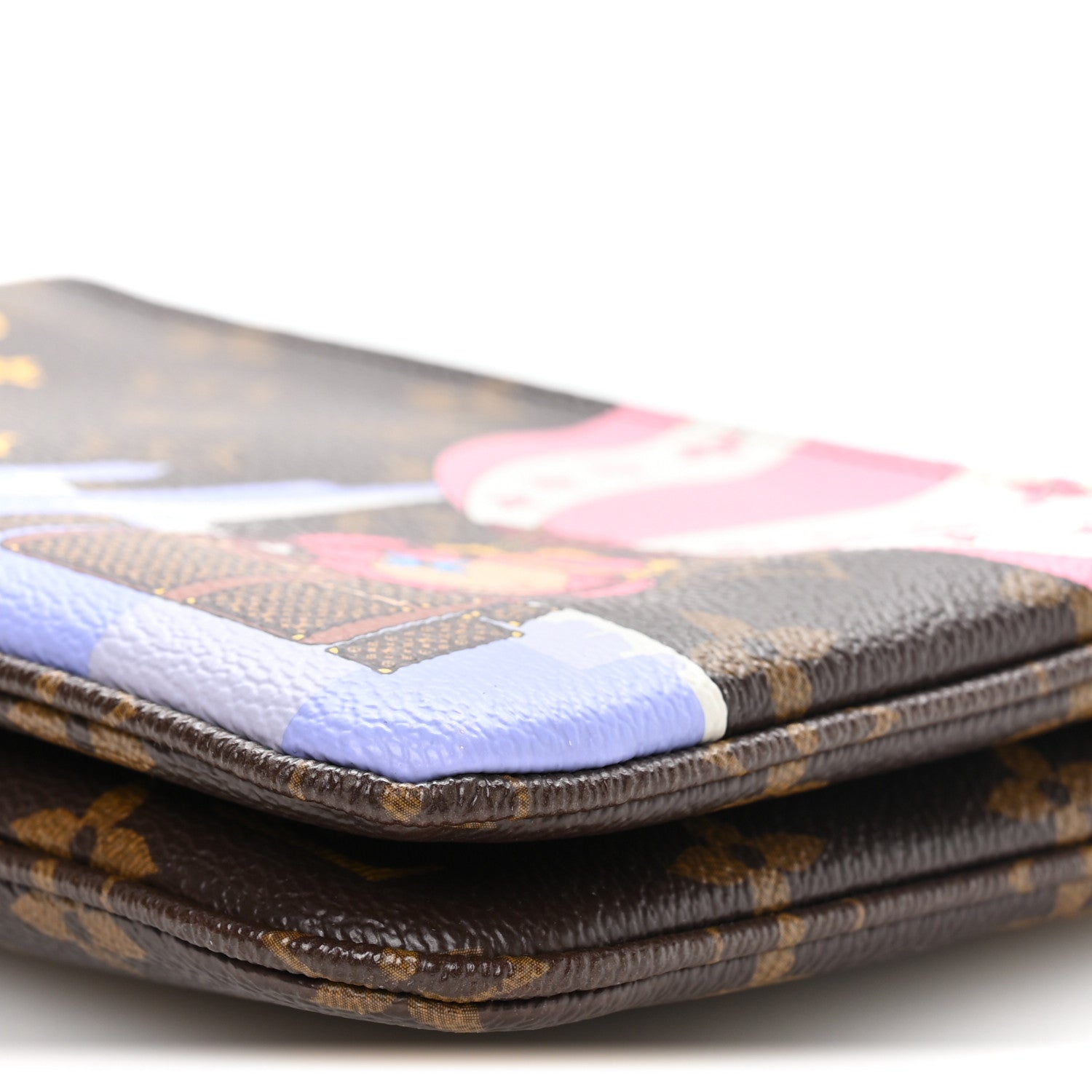 Louis Vuitton Monogram 2019 Christmas Animation Double Zip