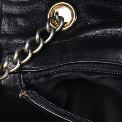 Chanel Lambskin Quilted Small Tassel Single Flap Black 9 of 25