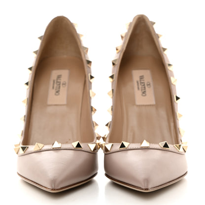 Valentino Garavani Nappa Rockstud 100mm Pumps 35 Poudre 2 of 9