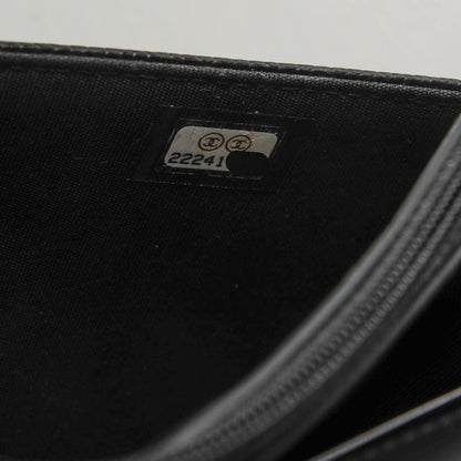 Chanel Caviar Timeless CC Wallet On Chain WOC Black 8 of 8