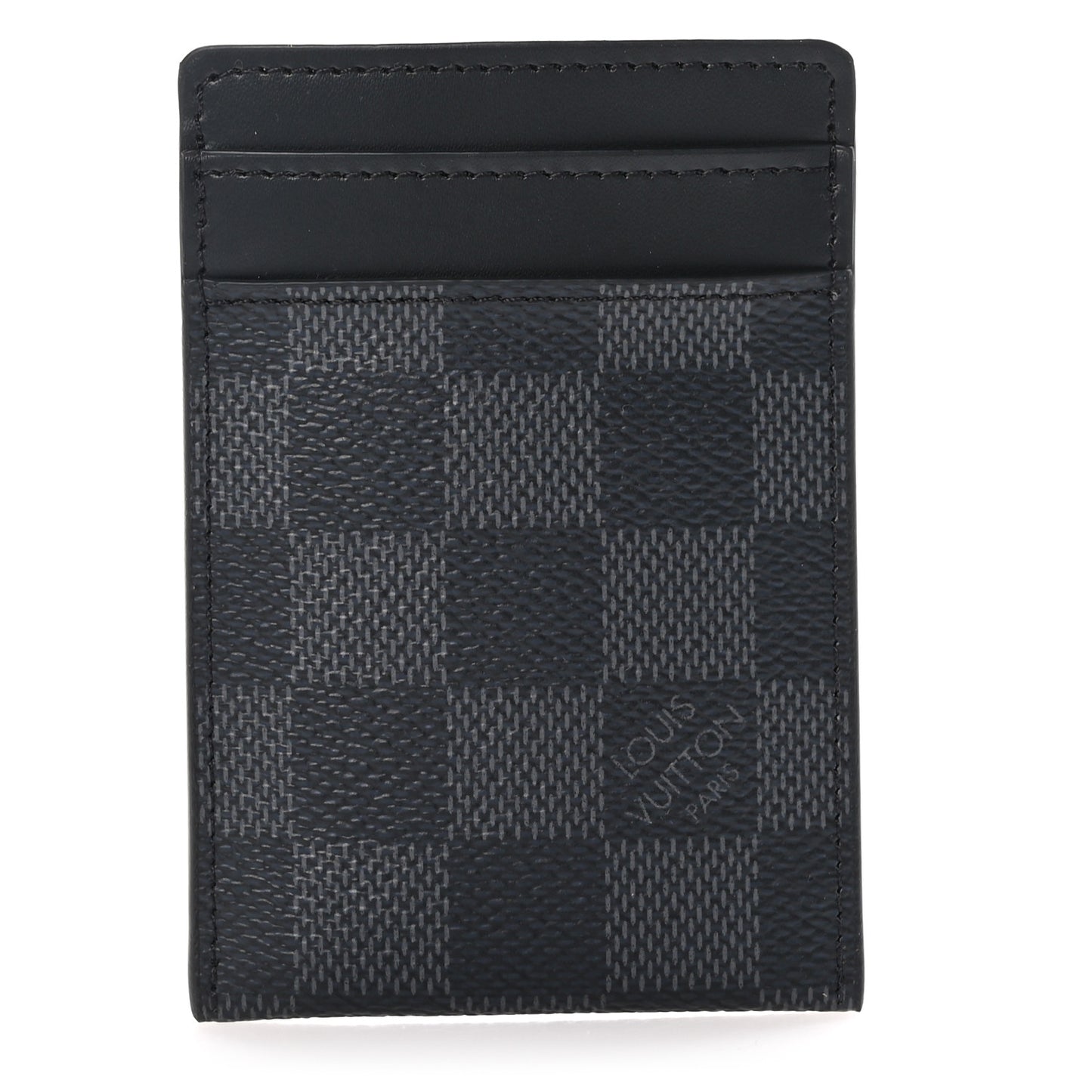 Damier Graphite Pince Card Holder Bill Clip