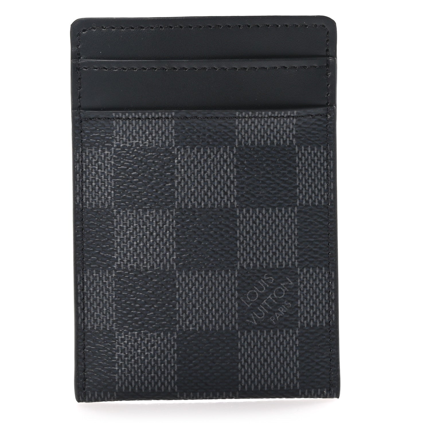 Louis Vuitton Damier Graphite Pince Card Holder Bill Clip 1 of 8