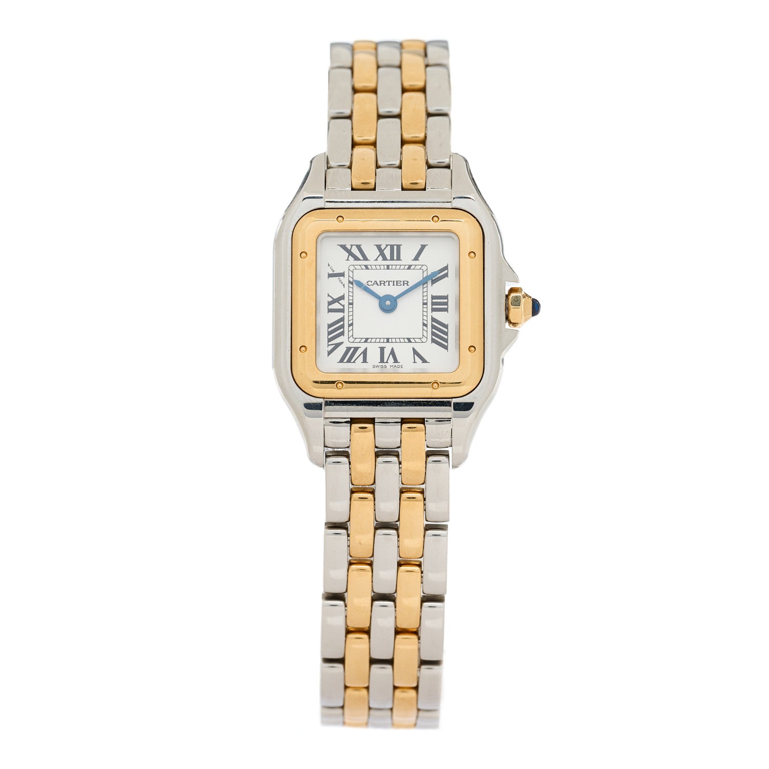 Cartier Stainless Steel 18K Yellow Gold 22mm Panthere Quartz Watch 1 of 4