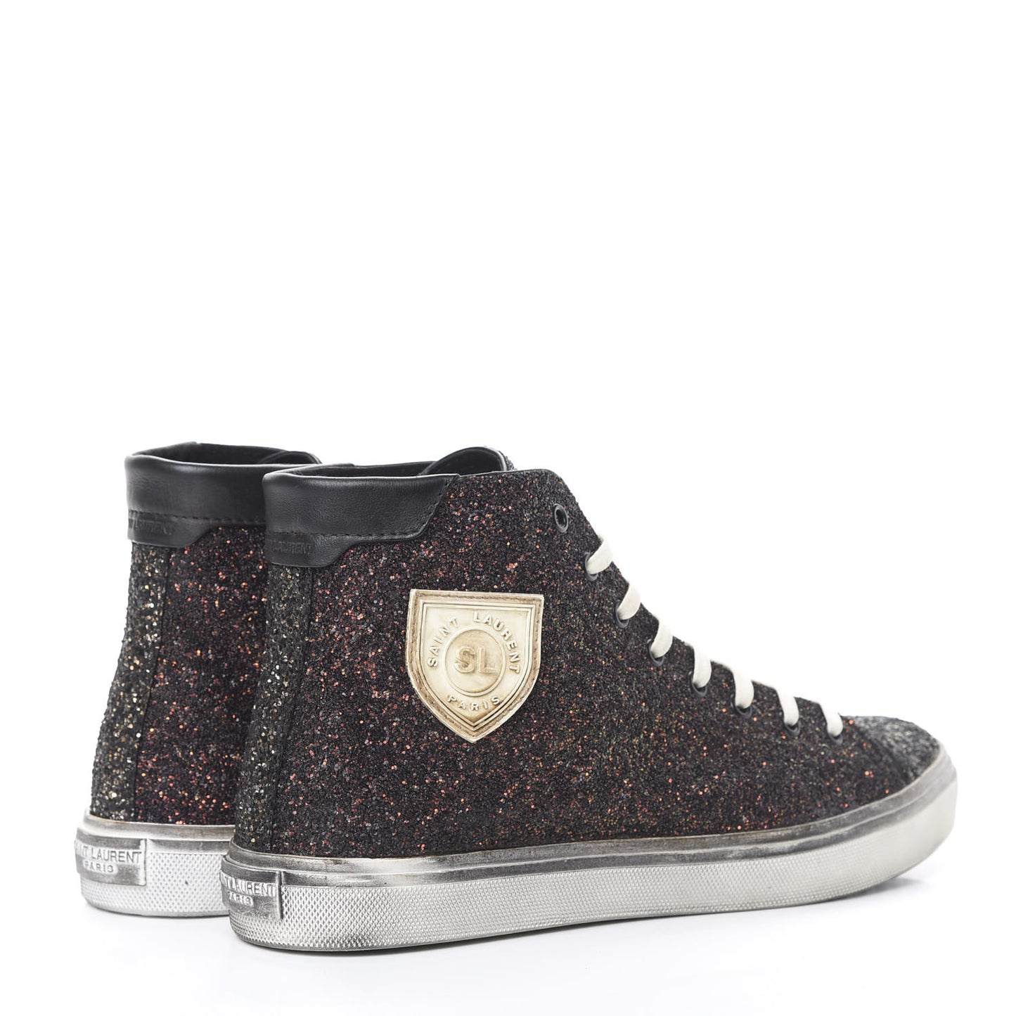 Rubber Glitter Mens Bedford Hightop Sneakers 42 Multicolor