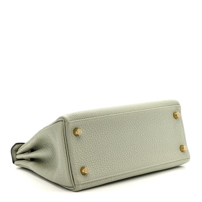 Hermes Togo Kelly Retourne 25 Gris Neve 6 of 23