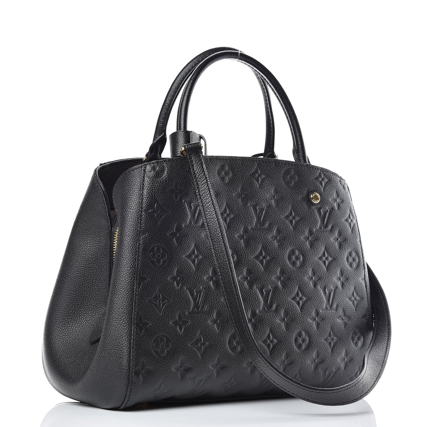 Louis Vuitton Empreinte Montaigne MM Black 4 of 12