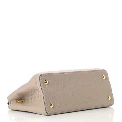 Louis Vuitton Taurillon Capucines PM Galet 4 of 13