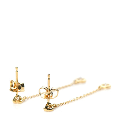 Tiffany 18K Yellow Gold Diamond .39ctw Elsa Peretti Diamonds by the Yard Drop Earrings 3 of 5