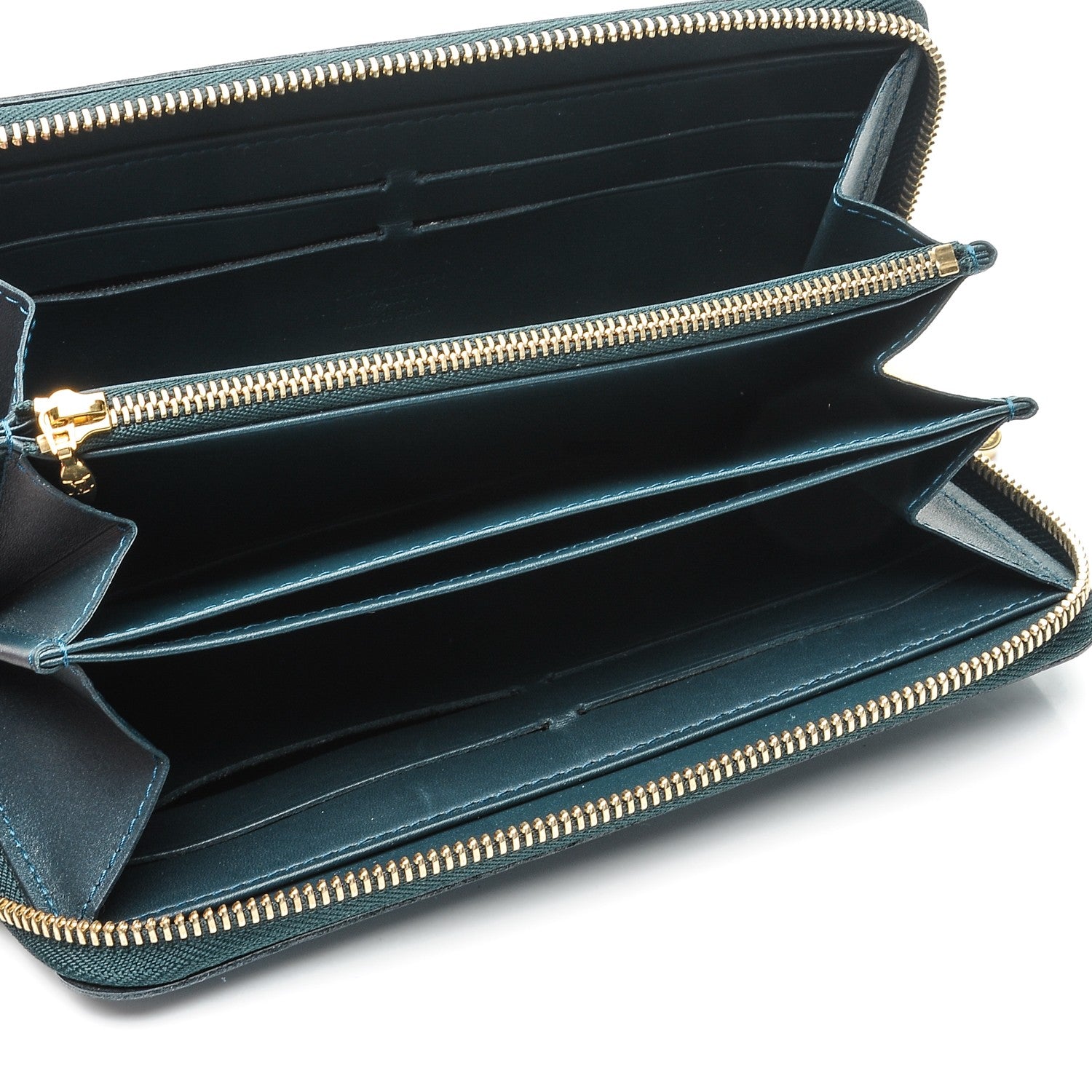 Louis Vuitton Vernis Zippy Wallet Blue Nuit 5 of 10