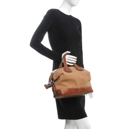 Givenchy Canvas Calfskin Small Nightingale Tan Light Brown 3 of 10