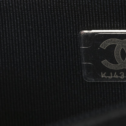 Chanel Caviar Quilted Boy Wallet On Chain WOC Black 8 of 11