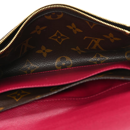 Louis Vuitton Monogram Emilie Wallet Fuchsia 5 of 8