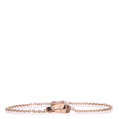 Cartier 18K Pink Gold Interlocking LOVE Bracelet 1 of 8