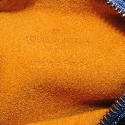 Louis Vuitton Monogram Denim Pochette Speedy PM Key Holder Blue 6 of 7