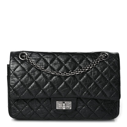 Chanel Aged Calfskin Quilted 2.55 Reissue 225 Flap Black 1 of 9