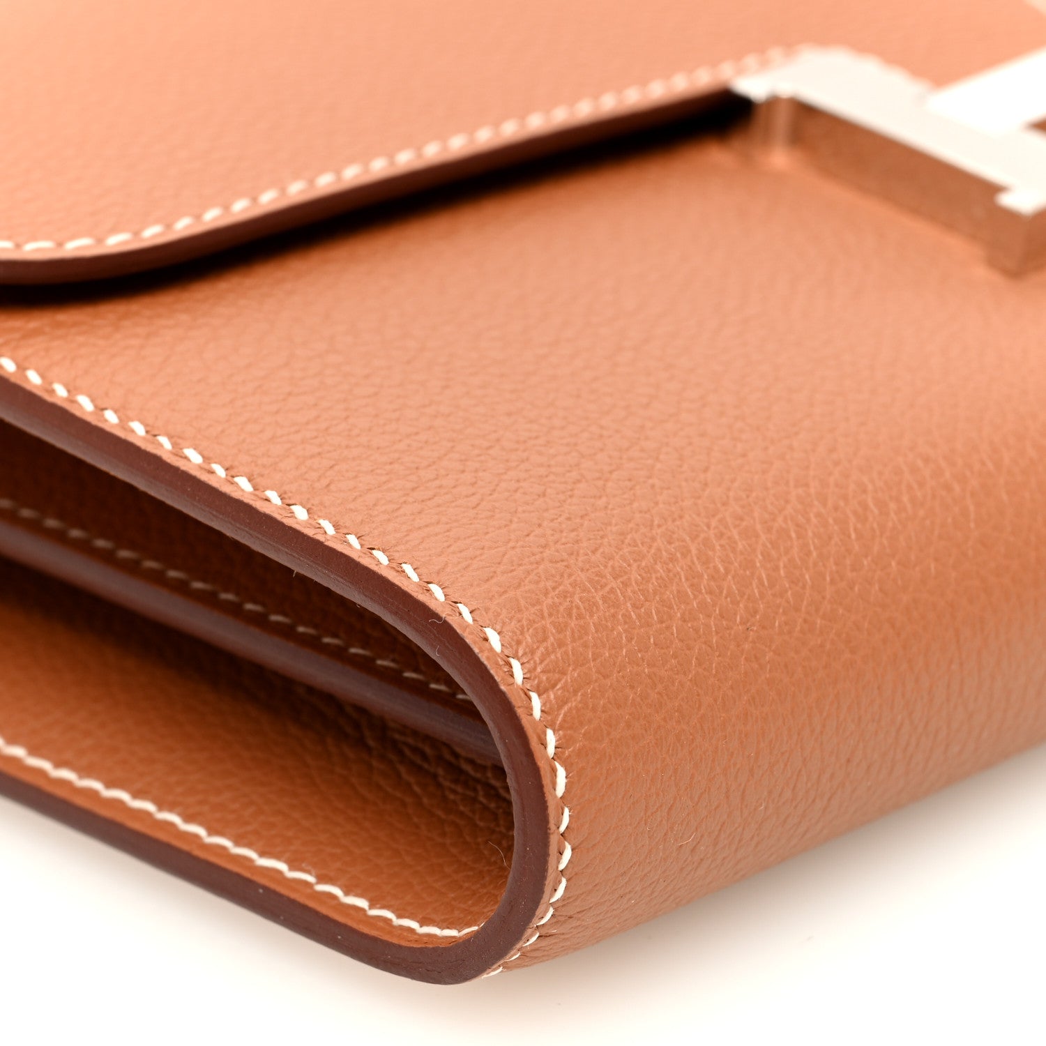 Hermes Evercolor Constance Wallet To Go Gold 9 of 11