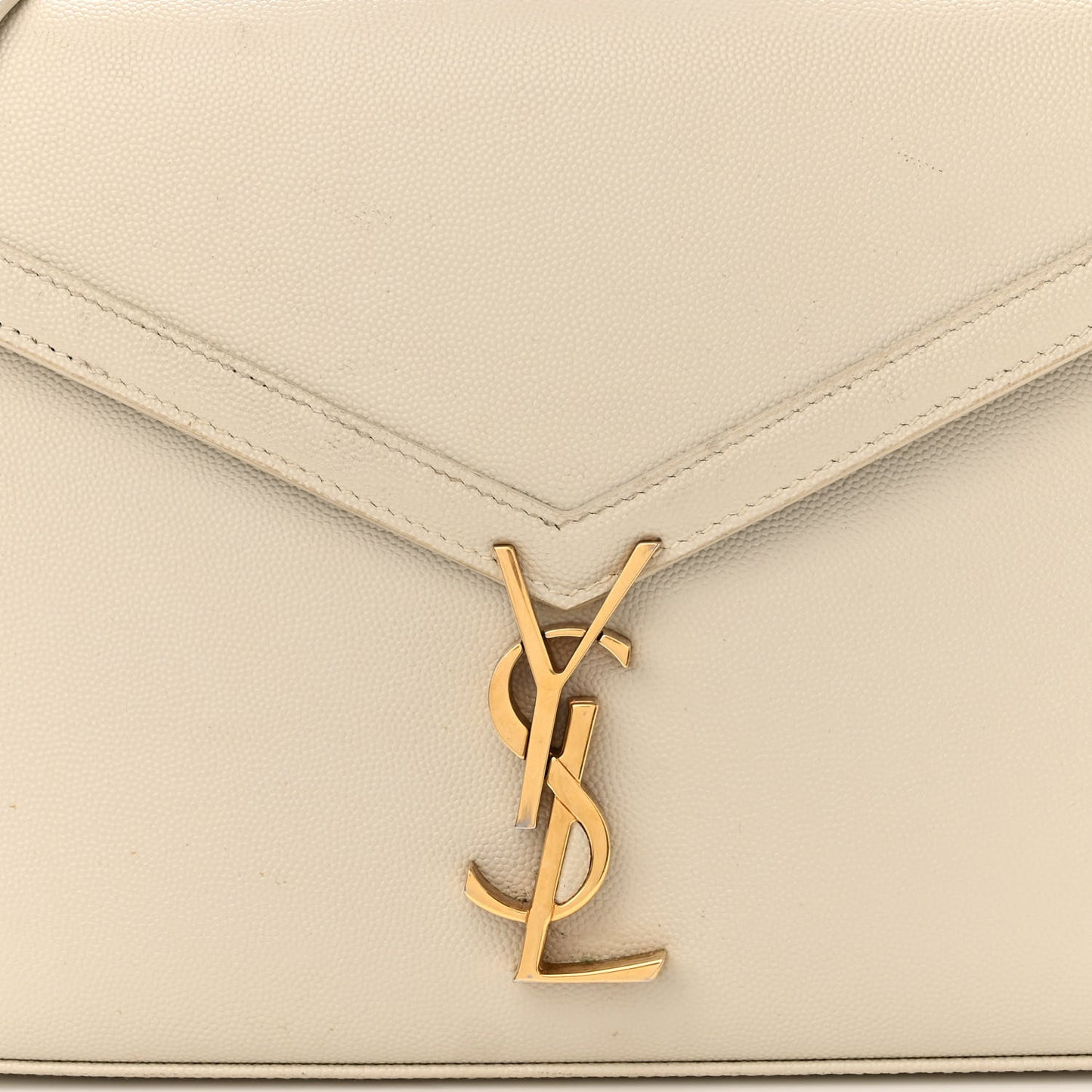 Smooth Calfskin Medium Classic Monogram Cassandra Top Handle Crema Soft Rouge Legion