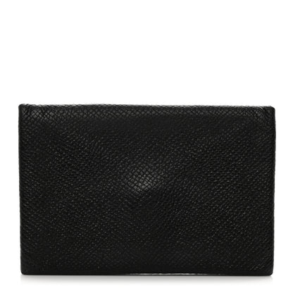 Hermes Epsom Calvi Card Case Black 1 of 10
