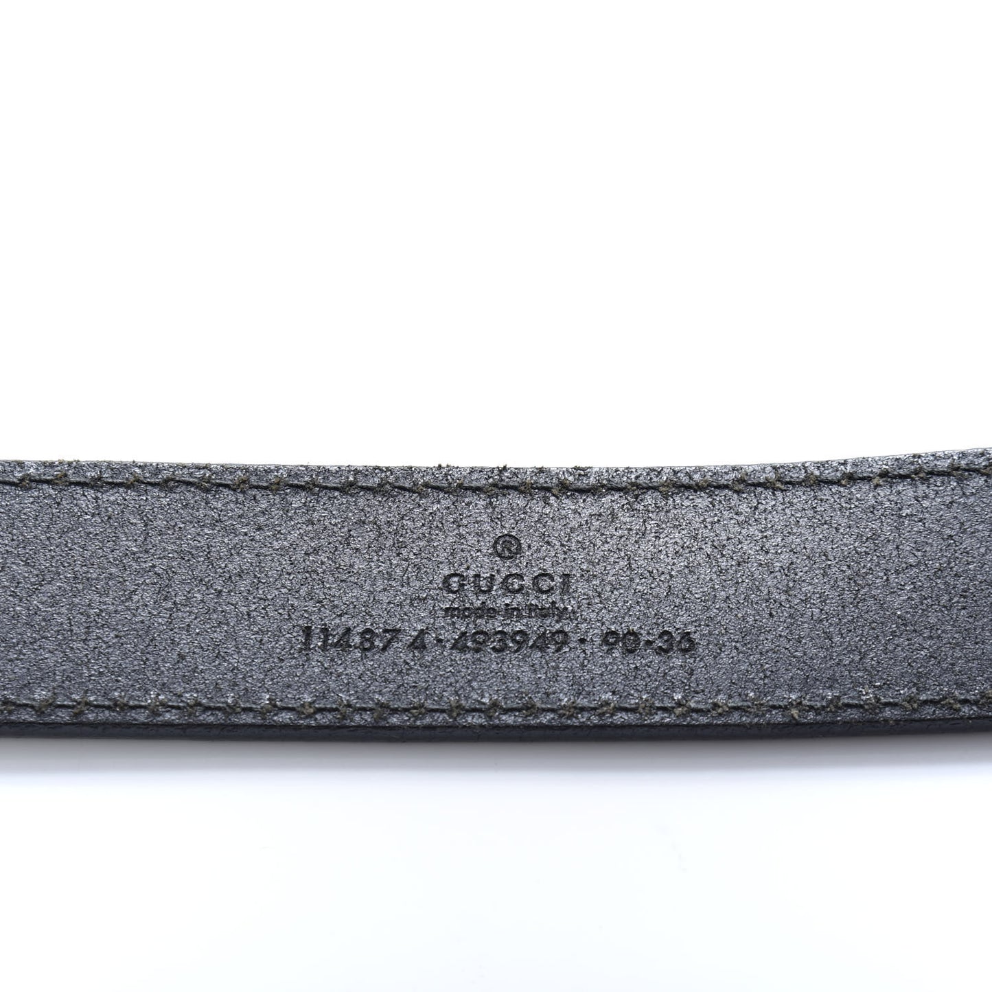 Calfskin Interlocking G Belt 90 36 Black