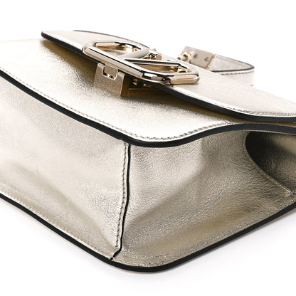 Valentino Garavani Metallic Calfskin Small VSling Shoulder Bag Silver 12 of 12