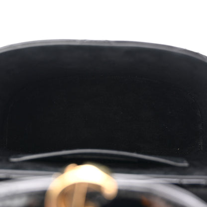 Saint Laurent Patent Matelasse Monogram June Box Bag Black 5 of 12