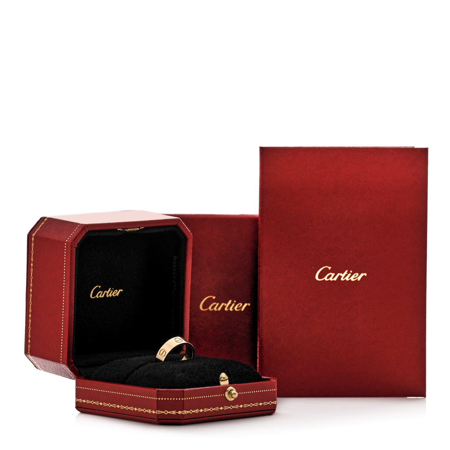 18K Yellow Gold 5.5mm LOVE Ring 53 6.5