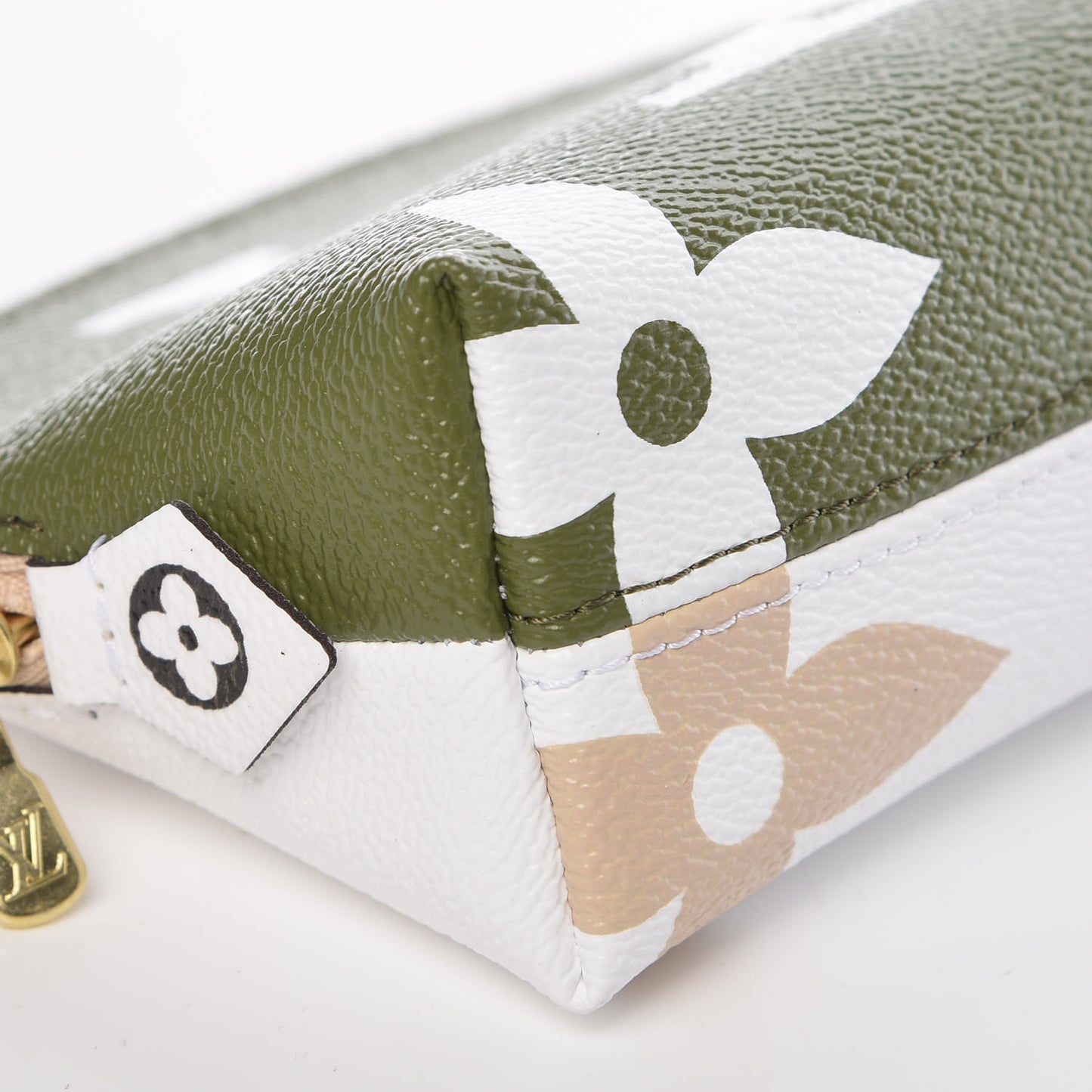 Monogram Giant Cosmetic Pouch Kaki