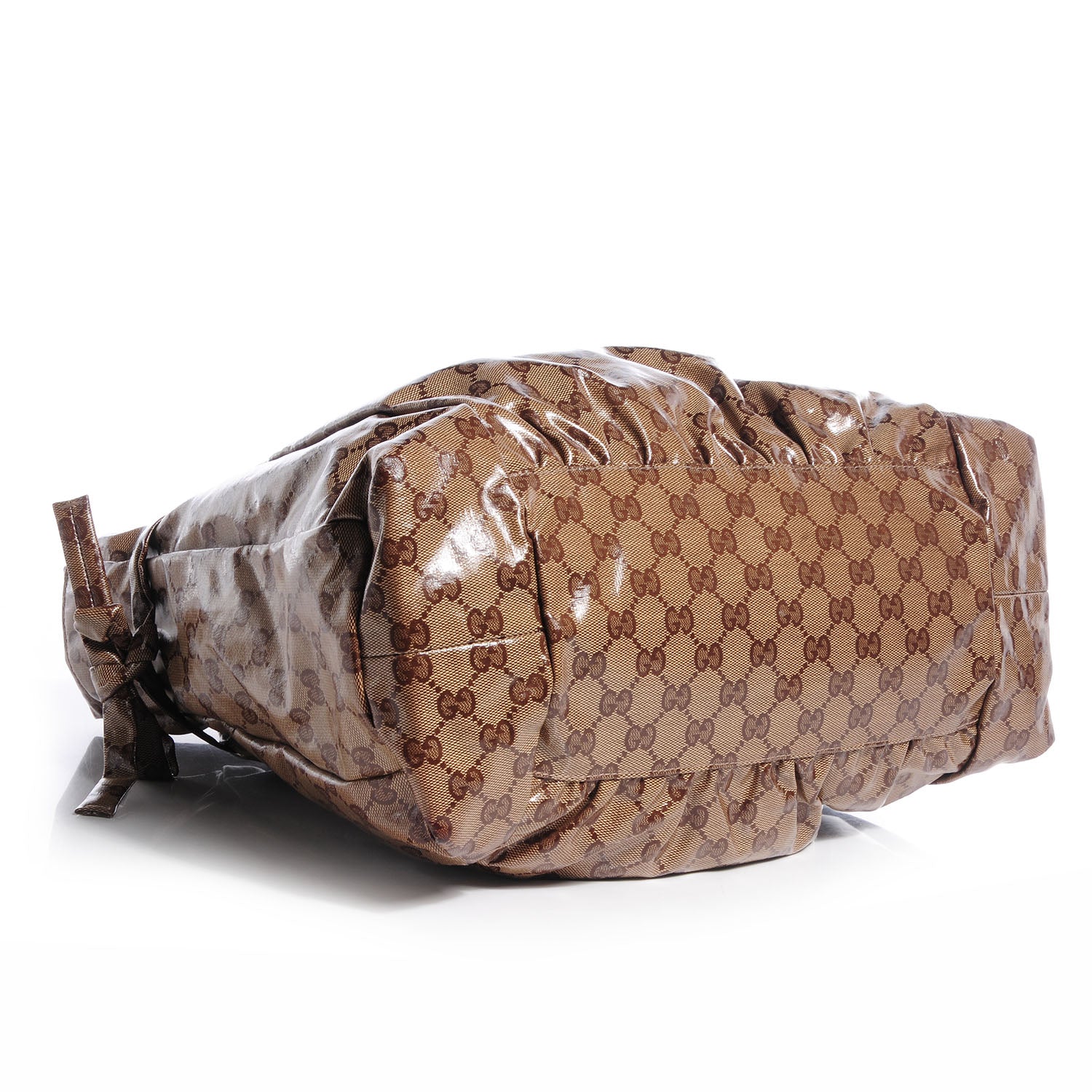 Gucci Crystal GG Medium Hysteria Shoulder Bag Brown 4 of 7