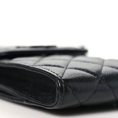Chanel Caviar Quilted My Everything Clutch With Chain Black 10 of 12