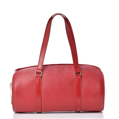 Louis Vuitton Epi Soufflot Castillan Red 2 of 27
