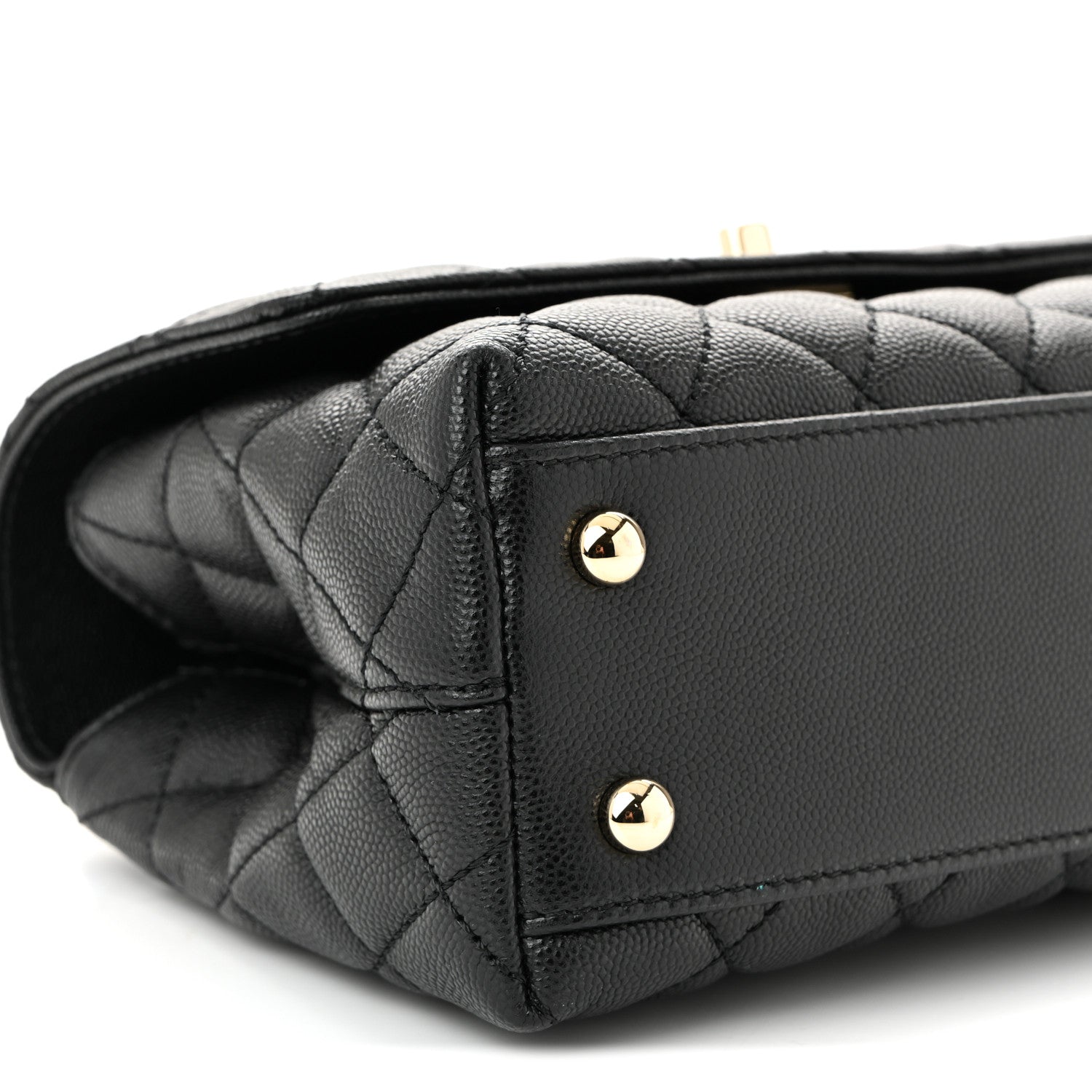 Chanel Caviar Quilted Mini Coco Handle Flap Black 9 of 10
