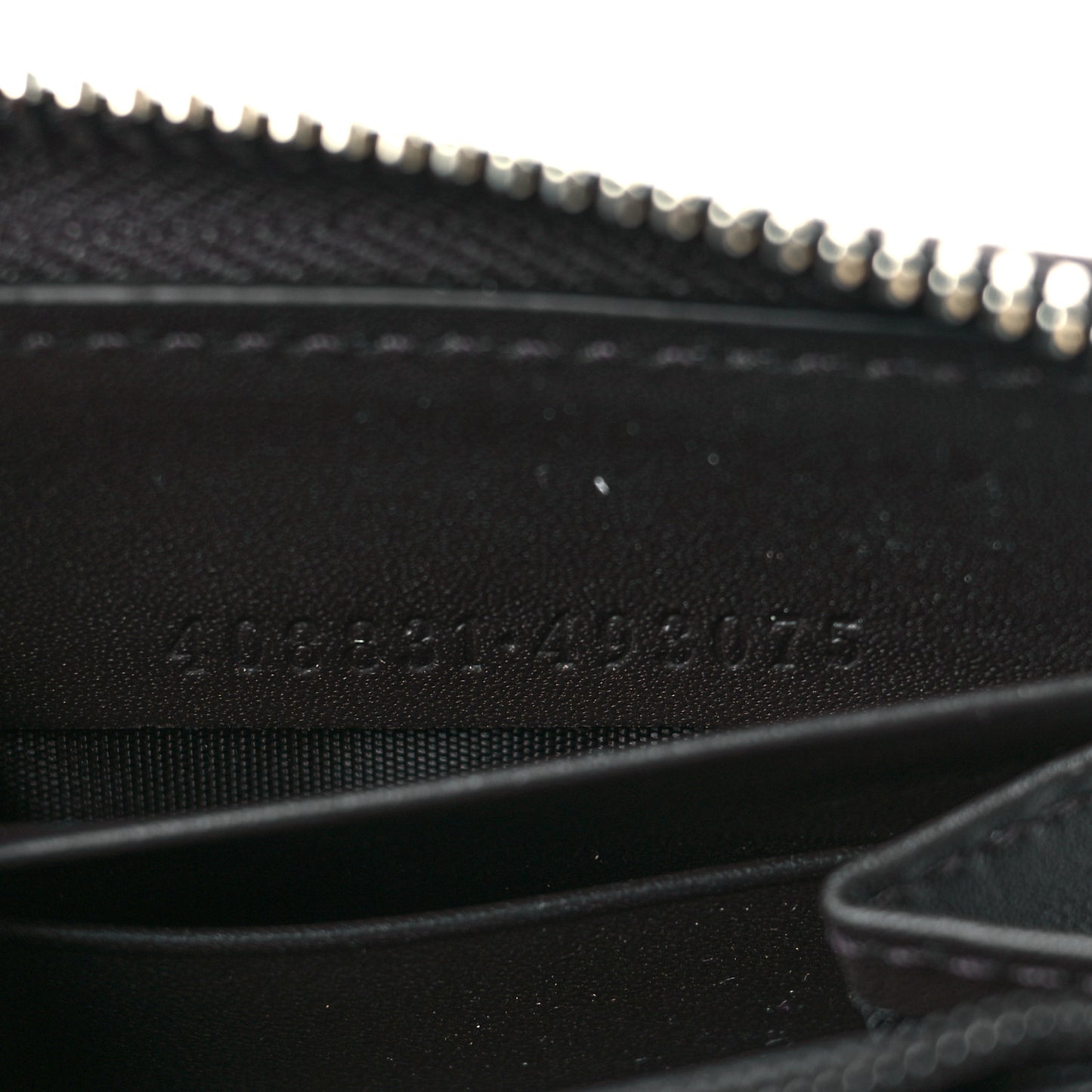 GG Supreme Monogram Web Zip Around Wallet Beige Cocoa