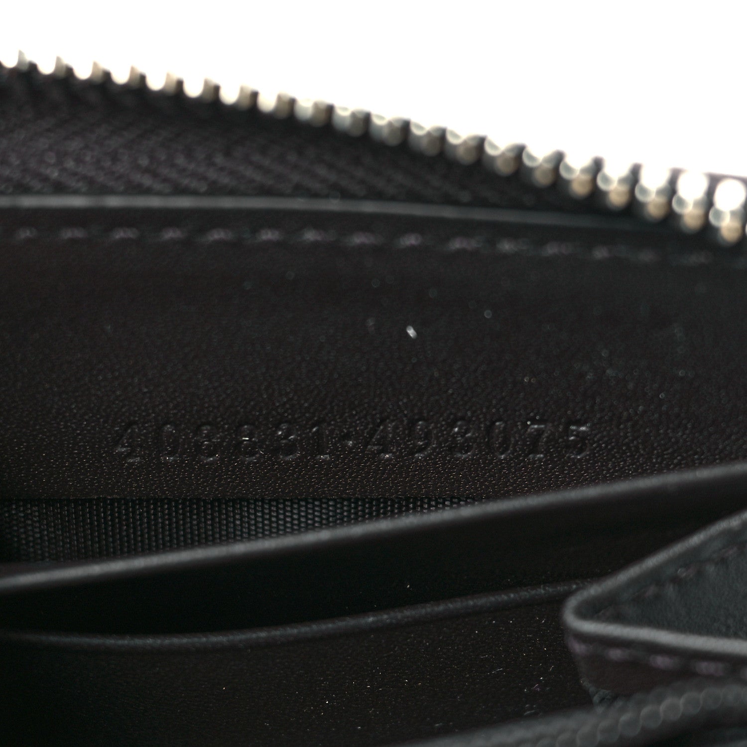 Gucci GG Supreme Monogram Web Zip Around Wallet Beige Cocoa 7 of 10