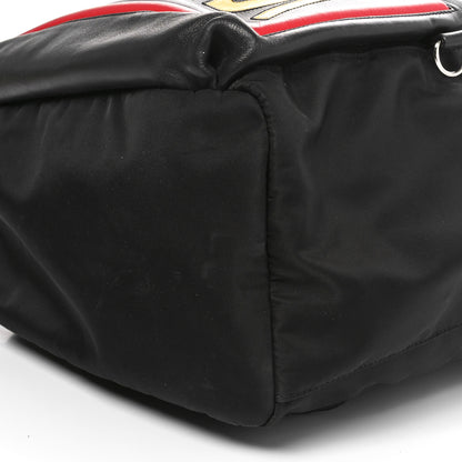 Fendi Nylon Vitello Century Logo Backpack Black 10 of 11