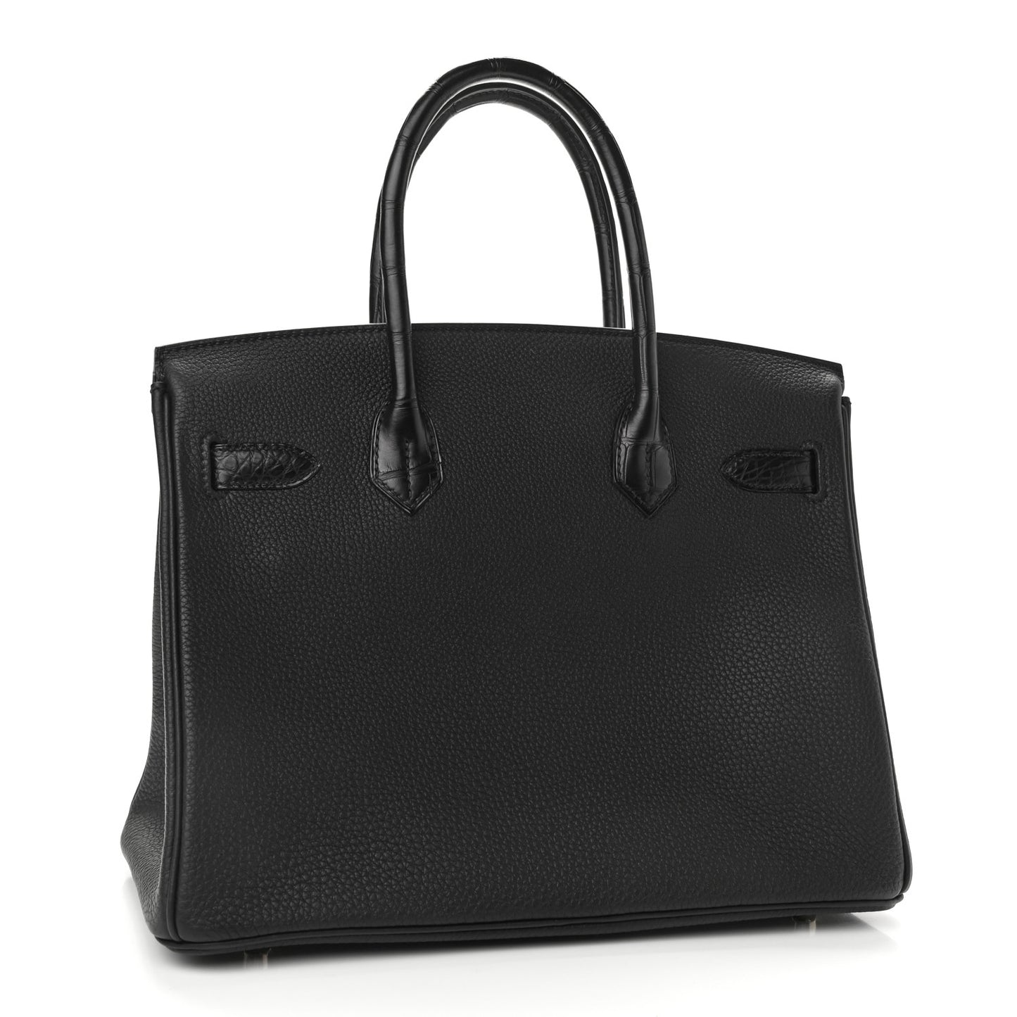 Togo Matte Alligator Birkin Touch 30 Black