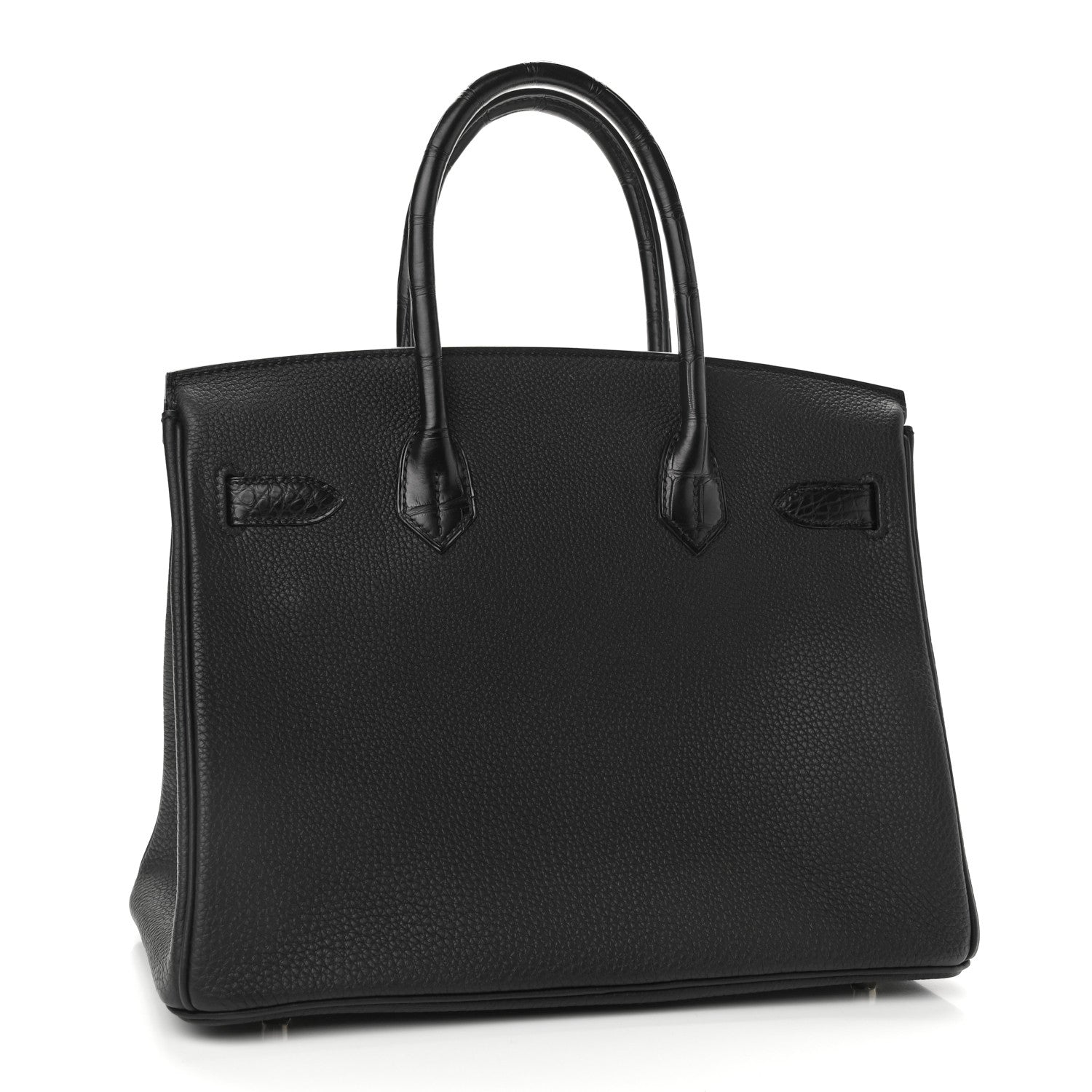 Hermes Togo Matte Alligator Birkin Touch 30 Black 3 of 11