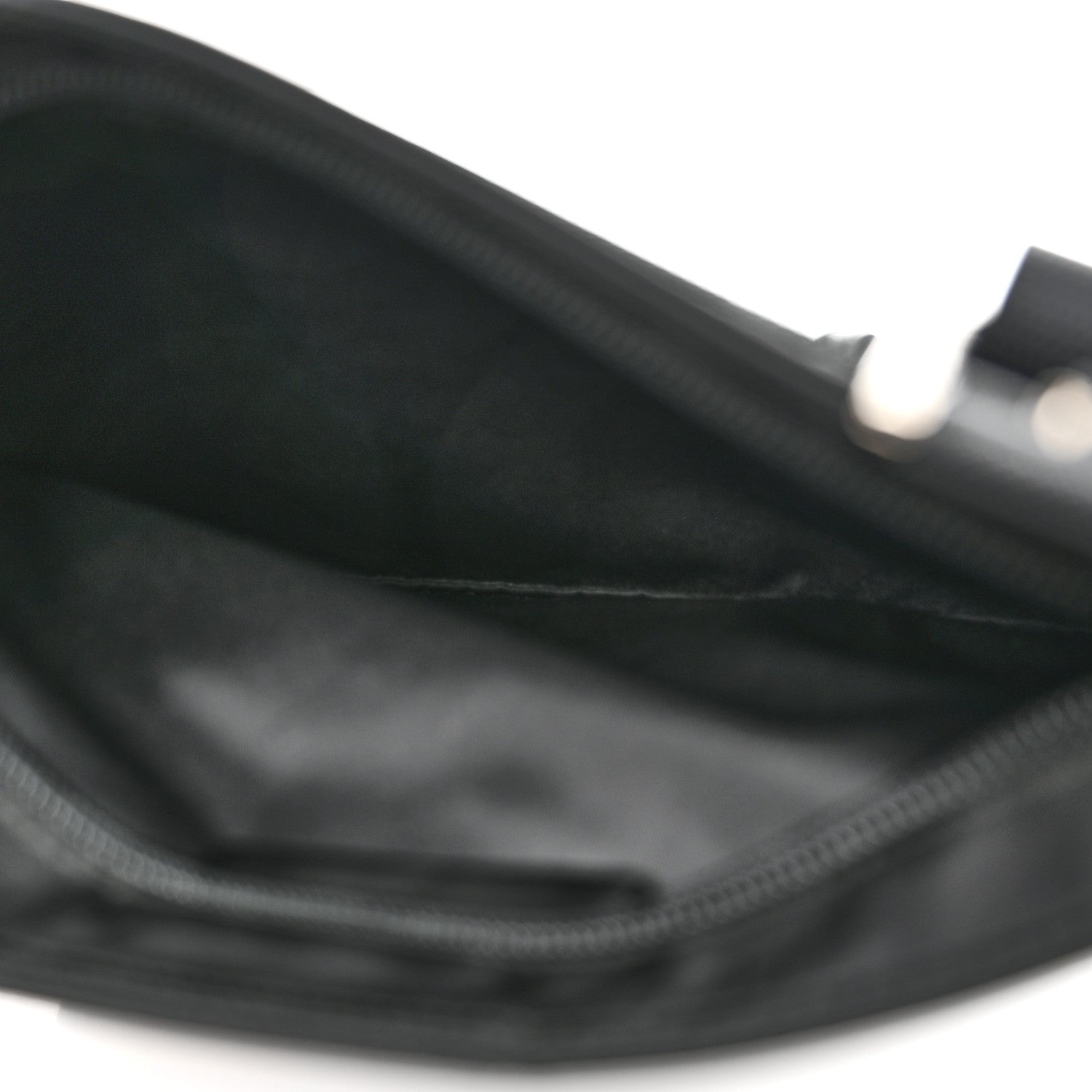 Prada Nylon Vela Flat Messenger Bag Black 5 of 10