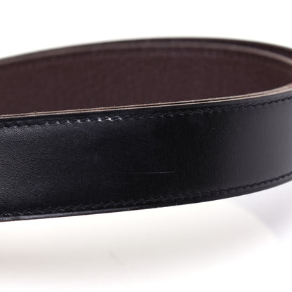 Hermes Box Togo 32mm H Belt 90 Black Chocolate 7 of 7