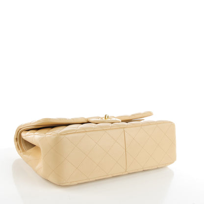 Chanel Lambskin Quilted Jumbo Double Flap Beige 4 of 9