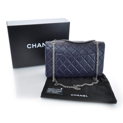 Chanel Aged Calfskin 2.55 Reissue 227 Flap Navy 3 of 9