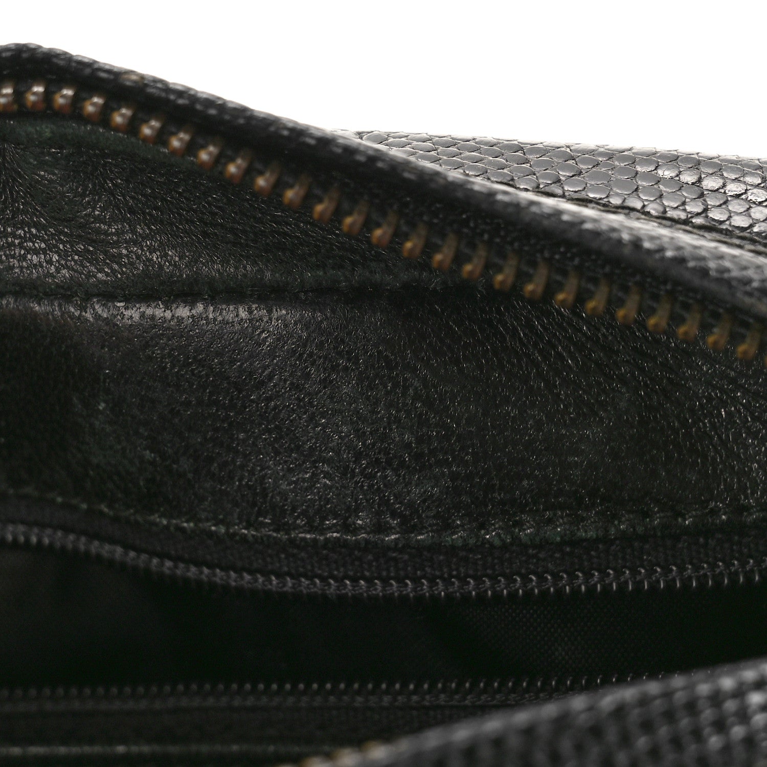 Chanel Lizard Diamond Quilted Small Tassel Camera Case Black 10 of 10