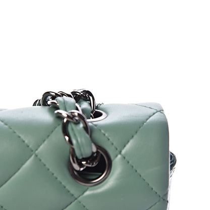 Chanel Lambskin Quilted Maxi Single Flap Green 12 of 16