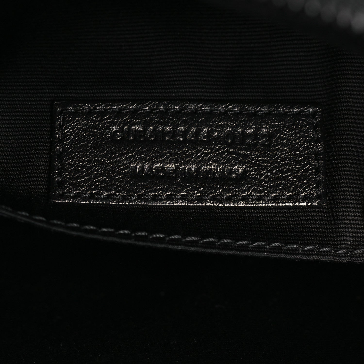 Saint Laurent Calfskin Matelasse Monogram Monochrome Lou Camera Bag Black 7 of 9