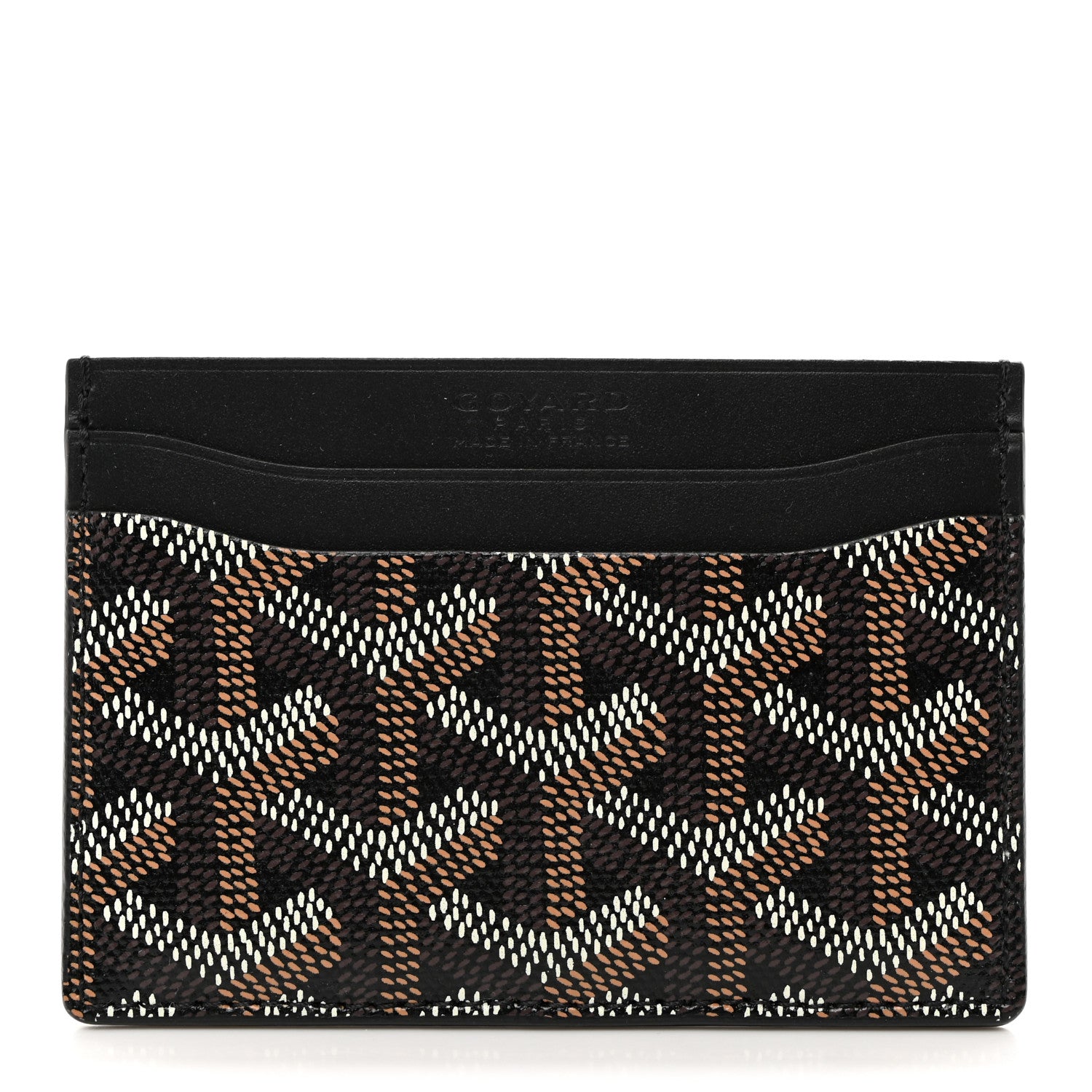Goyard Goyardine Saint Sulpice Card Holder Black 1 of 7