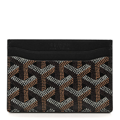Goyard Goyardine Saint Sulpice Card Holder Black 1 of 7