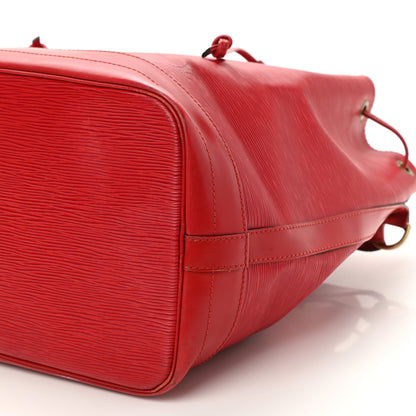 Louis Vuitton Epi Noe Castillan Red 7 of 9
